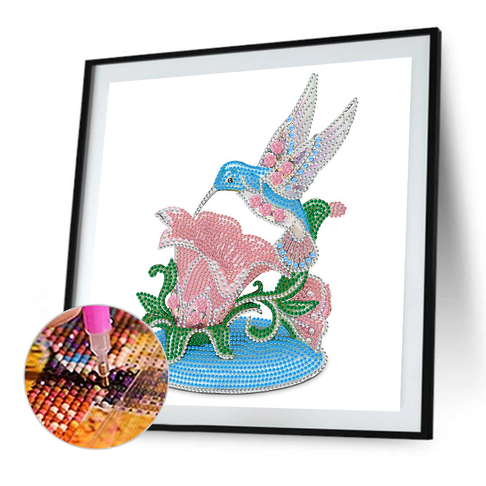 Hummingbird - Special Shaped Drill Diamond Painting 30*30CM