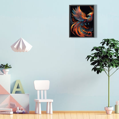 Flaming Phenix - Full Round Drill Diamond Painting 30*40CM