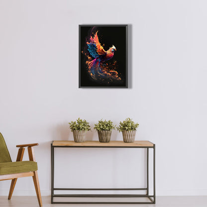 Flaming Phenix - Full Round Drill Diamond Painting 30*40CM