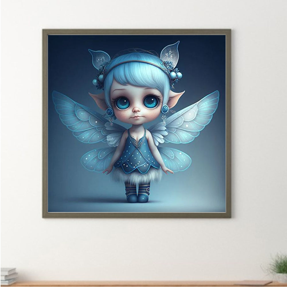 Little Angel Girl With Wings - Full Round Drill Diamond Painting 35*35CM