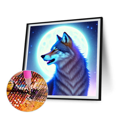 Wolf - Full Round Drill Diamond Painting 30*30CM