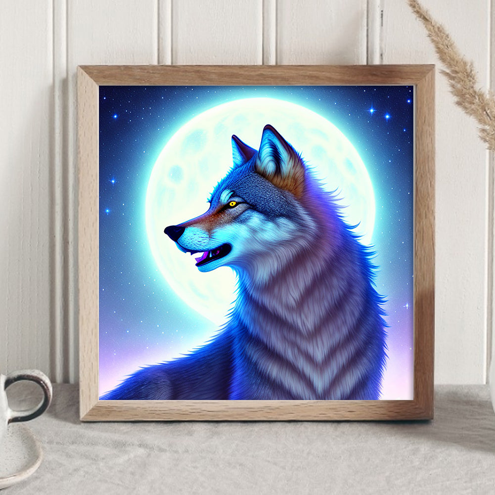 Wolf - Full Round Drill Diamond Painting 30*30CM