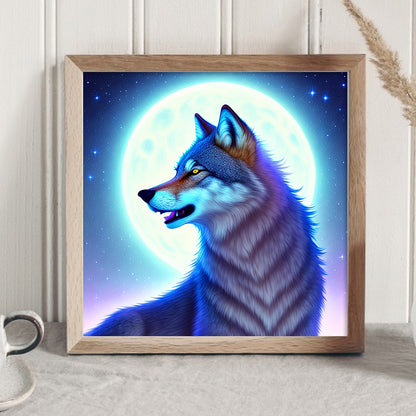 Wolf - Full Round Drill Diamond Painting 30*30CM