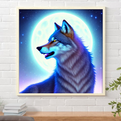 Wolf - Full Round Drill Diamond Painting 30*30CM