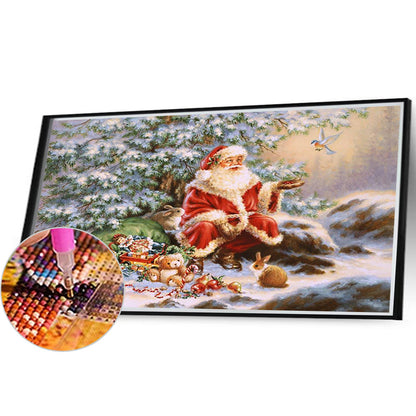 Santa Claus - Full Round Drill Diamond Painting 40*30CM