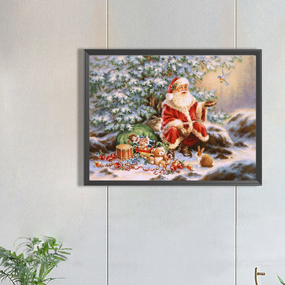 Santa Claus - Full Round Drill Diamond Painting 40*30CM