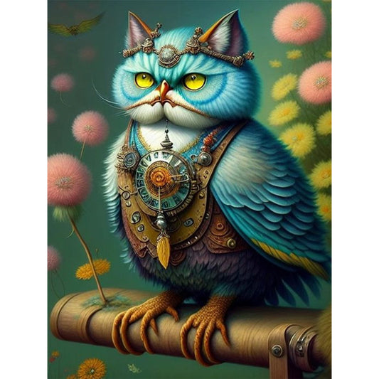 Owl -O630*40cm(picture) full-square drill diamond painting
