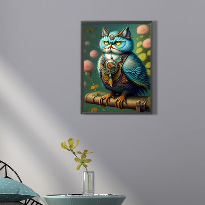 Owl -O630*40cm(picture) full-square drill diamond painting