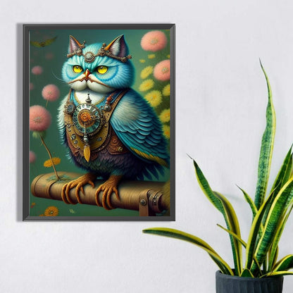 Owl -O630*40cm(picture) full-square drill diamond painting