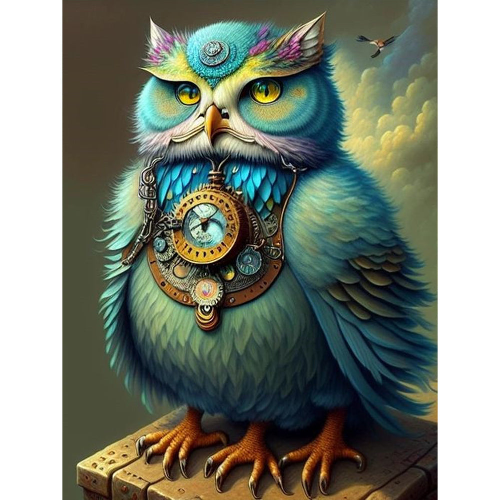 Owl -O630*40cm(picture) full-square drill diamond painting