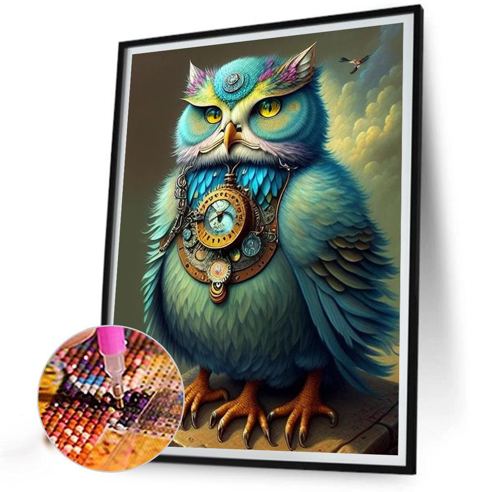 Owl -O630*40cm(picture) full-square drill diamond painting