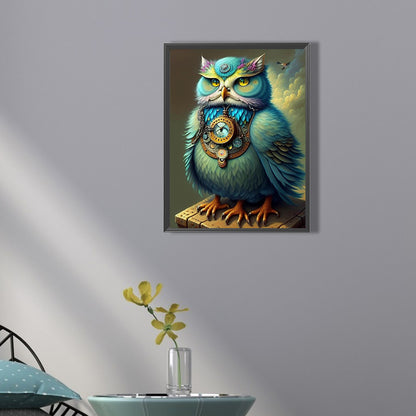 Owl -O630*40cm(picture) full-square drill diamond painting