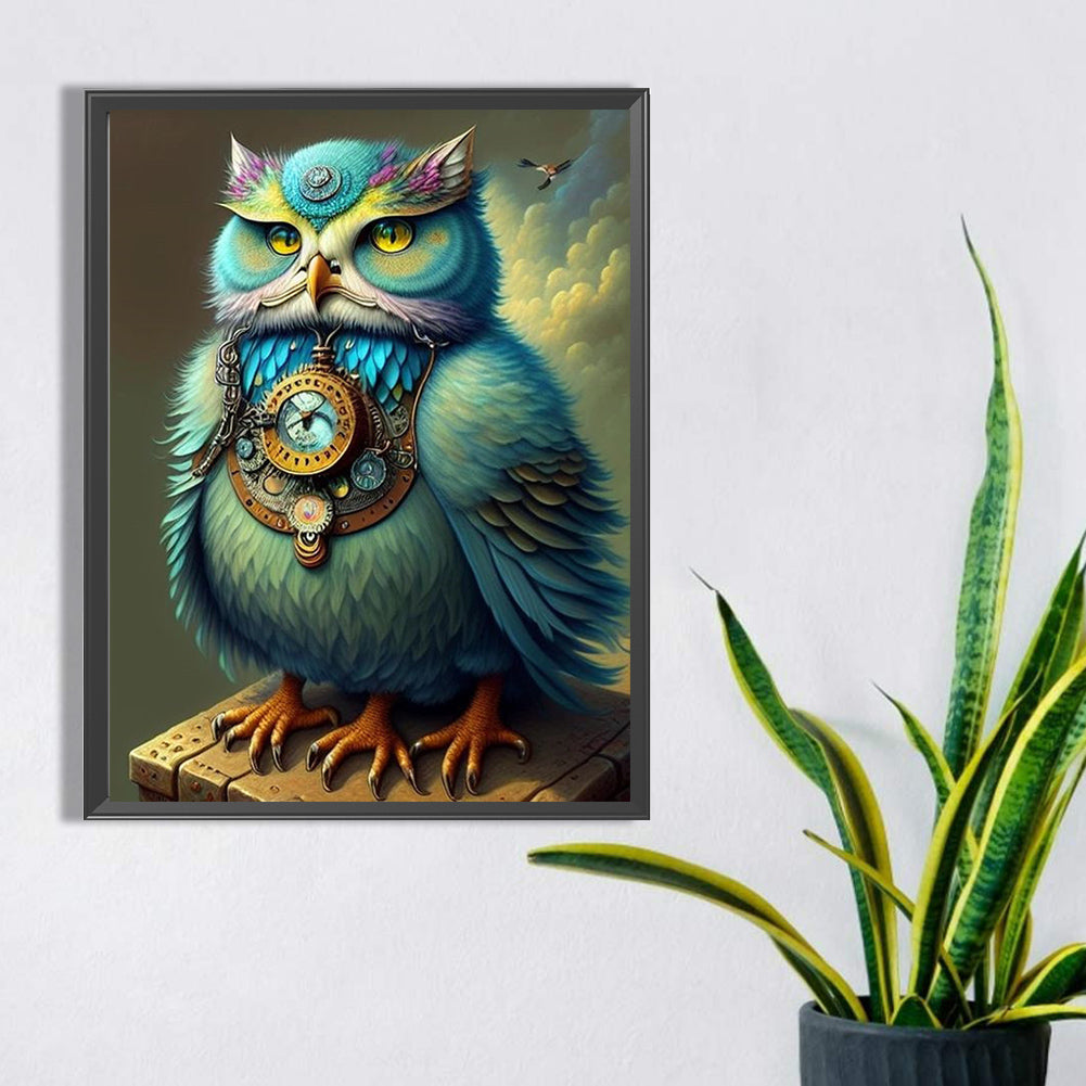 Owl -O630*40cm(picture) full-square drill diamond painting