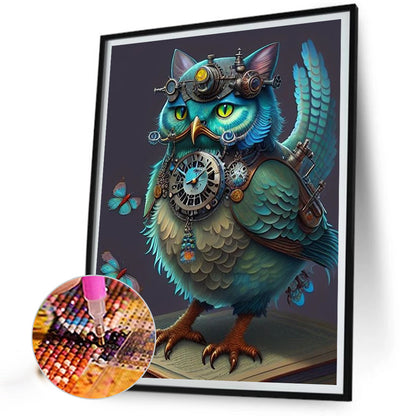 Owl -O630*40cm(picture) full-square drill diamond painting