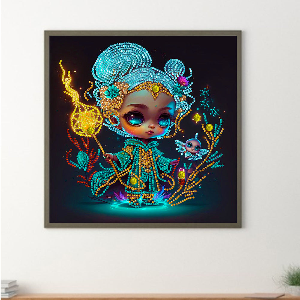 Elf Girl - Special Shaped Drill Diamond Painting 30*30CM