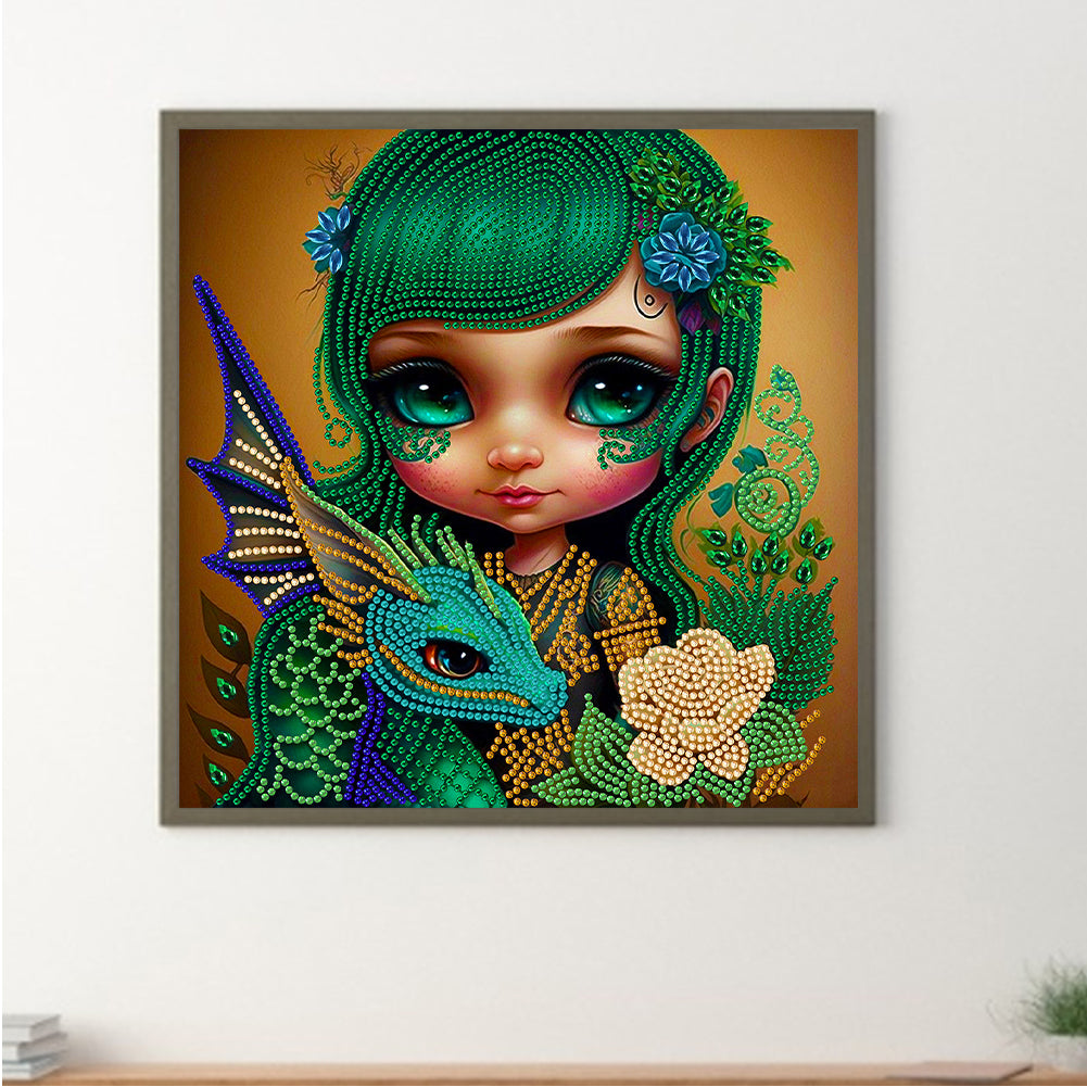 Elf Girl - Special Shaped Drill Diamond Painting 30*30CM