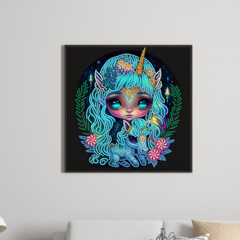 Elf Girl - Special Shaped Drill Diamond Painting 30*30CM