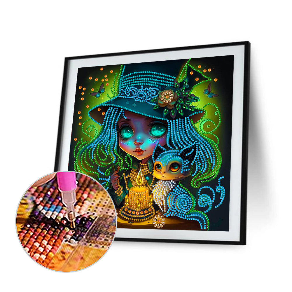 Elf Girl - Special Shaped Drill Diamond Painting 30*30CM