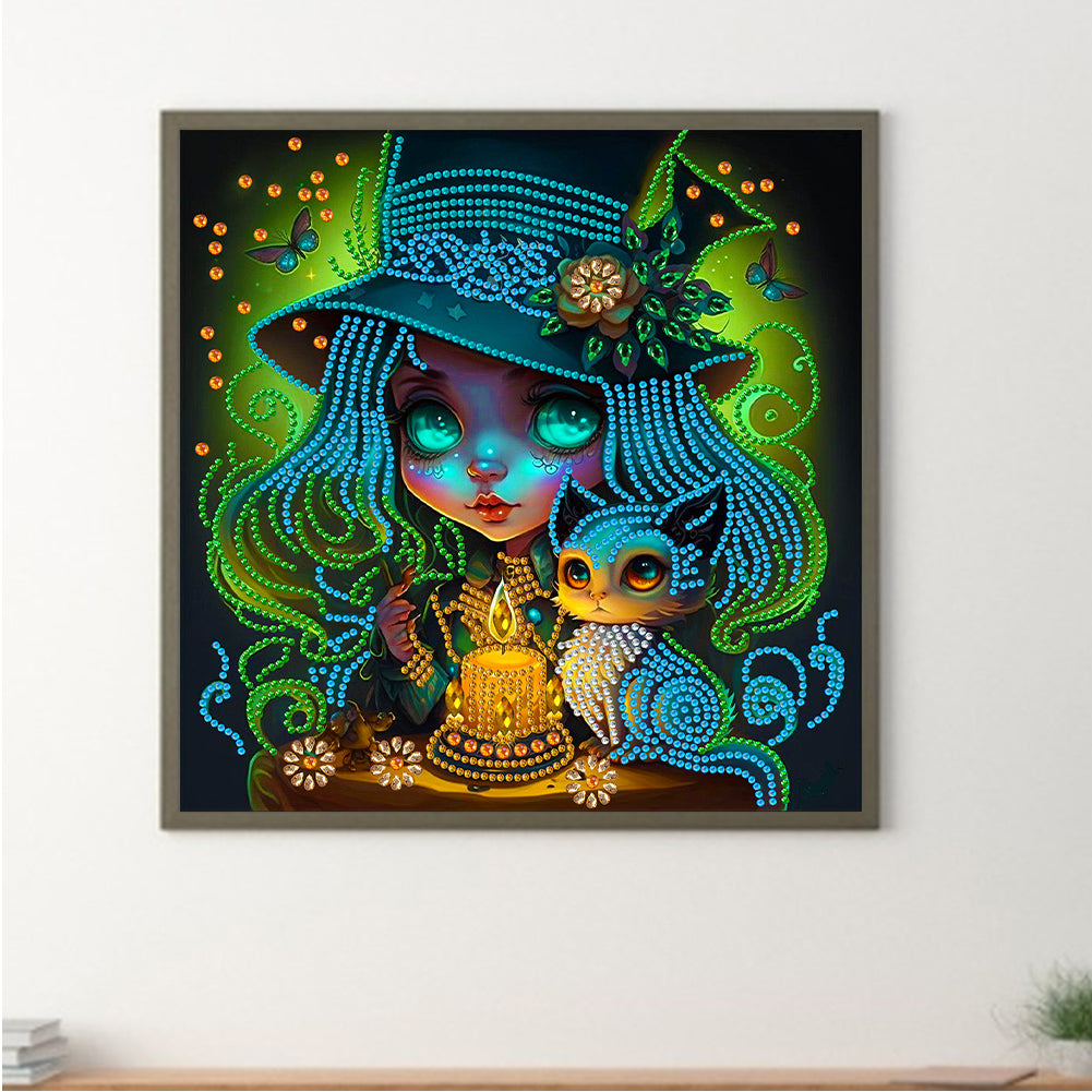 Elf Girl - Special Shaped Drill Diamond Painting 30*30CM