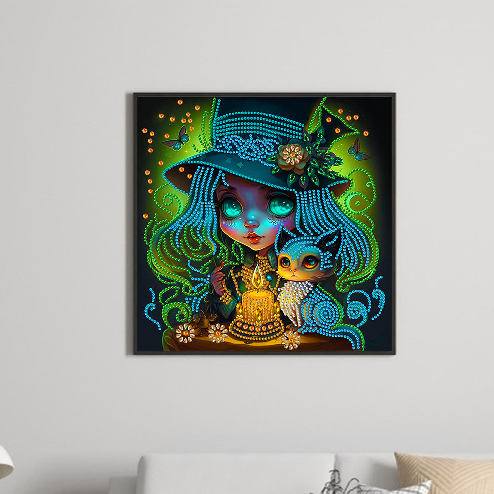 Elf Girl - Special Shaped Drill Diamond Painting 30*30CM