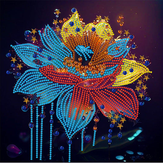 Crystal Flower - Special Shaped Drill Diamond Painting 30*30CM