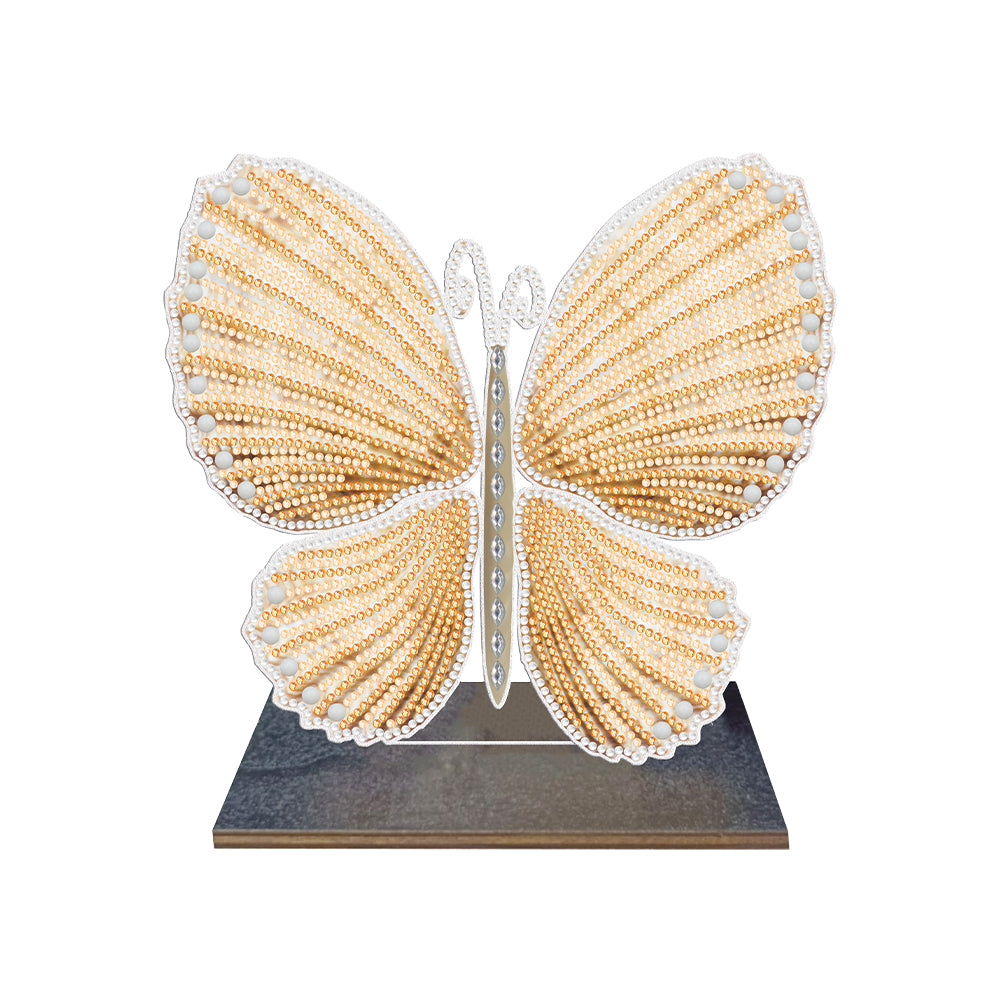 DIY Crystal Diamond Ornament Art Crafts Wooden Point Drilling Ornament Kids Gift