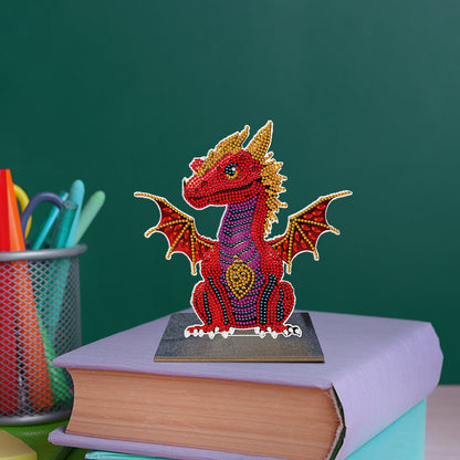 DIY Crystal Diamond Ornament Art Crafts Wooden Point Drilling Ornament Kids Gift