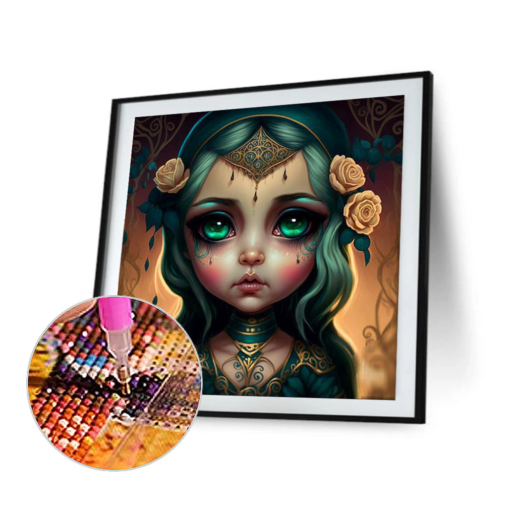 Elf Girl - Full Round Drill Diamond Painting 30*30CM