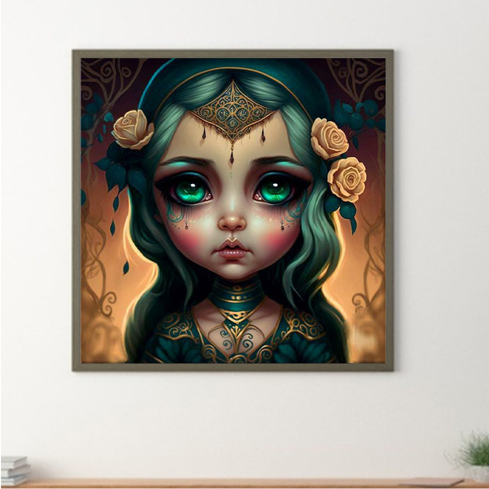 Elf Girl - Full Round Drill Diamond Painting 30*30CM