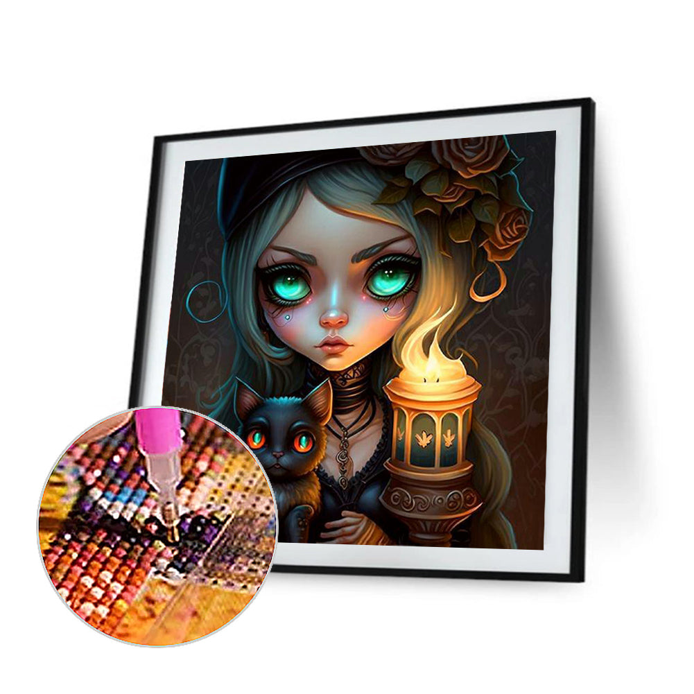 Elf Girl - Full Round Drill Diamond Painting 30*30CM