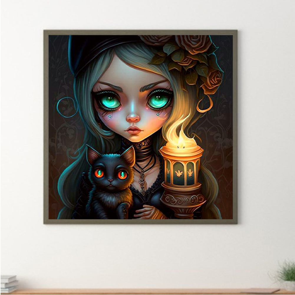 Elf Girl - Full Round Drill Diamond Painting 30*30CM