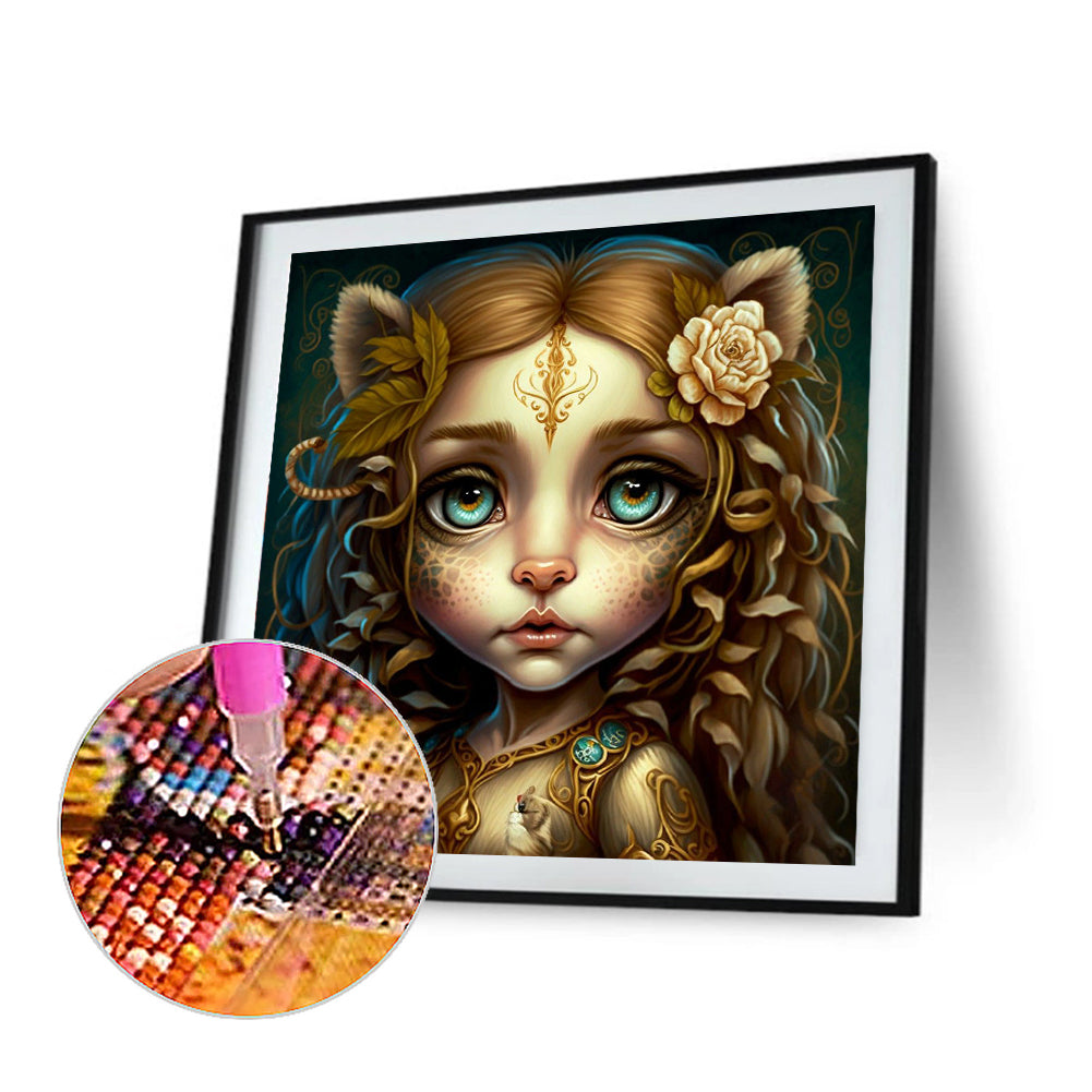 Elf Girl - Full Round Drill Diamond Painting 30*30CM