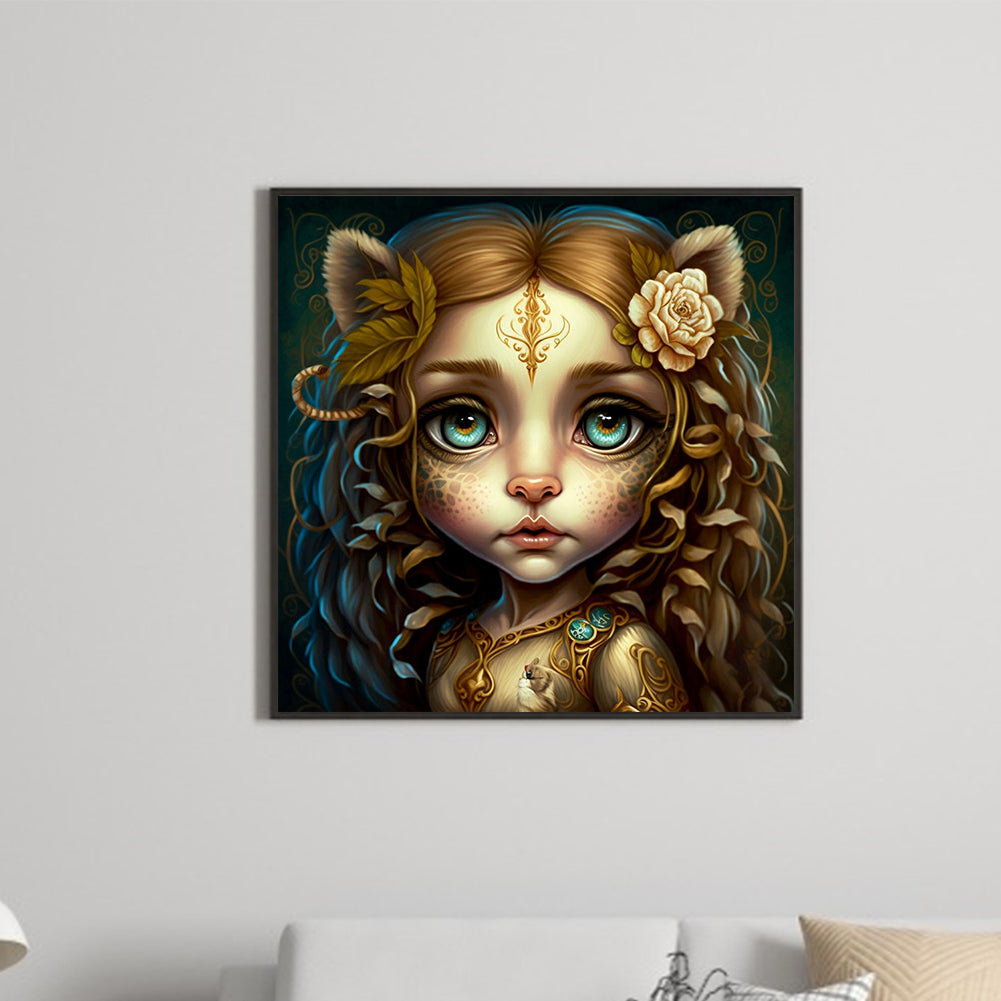 Elf Girl - Full Round Drill Diamond Painting 30*30CM