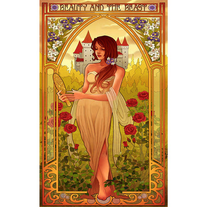 Princess Belle - Full Round Drill Diamond Painting 30*50CM