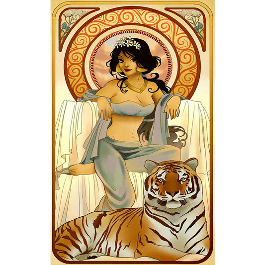 Princess Jasmine - Full Round Drill Diamond Painting 30*50CM