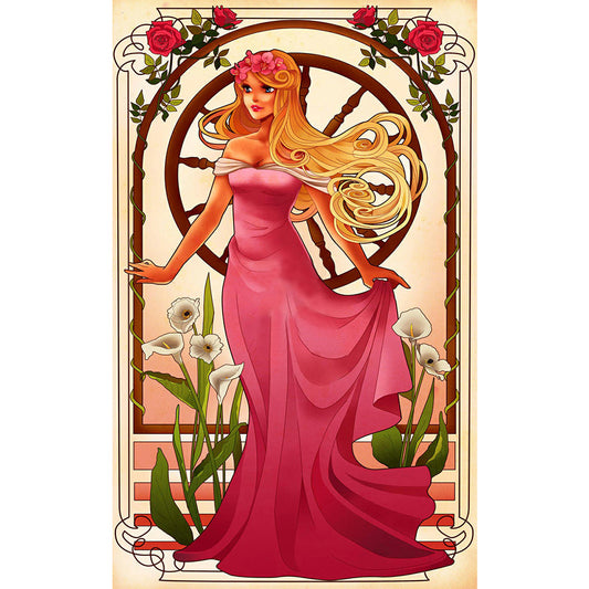 Princess Aurora - Full Round Drill Diamond Painting 30*50CM