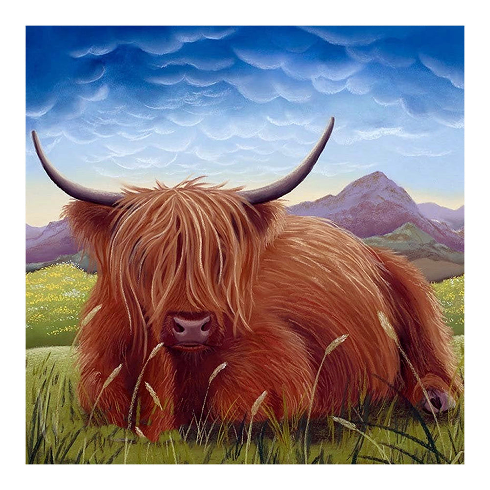 Highland Yak - Full Square Drill Diamond Painting 50*50CM