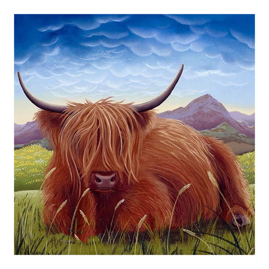 Highland Yak - Full Square Drill Diamond Painting 50*50CM