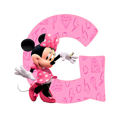 Minnie Letter G - Full Round Drill Diamond Painting 30*30CM