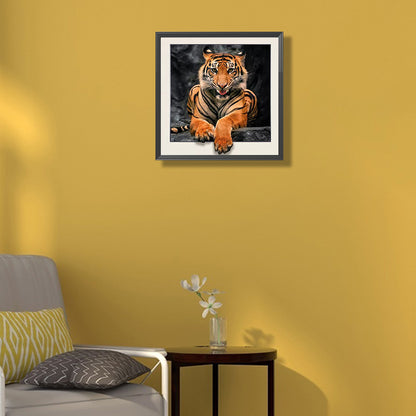 3D Tiger - Full Round Drill Diamond Painting 30*30CM