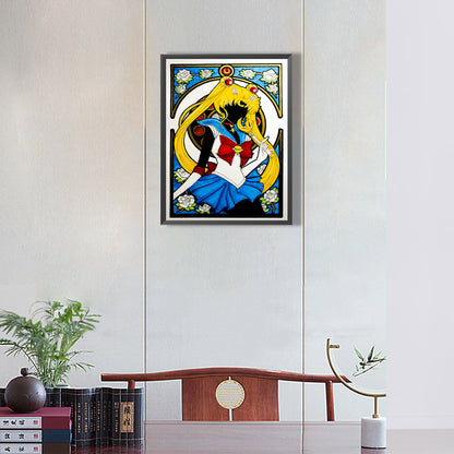 Sailor Moon - Full Round Drill Diamond Painting 30*40CM