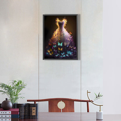 Dream Wedding Dress - Full Round Drill Diamond Painting 30*40CM