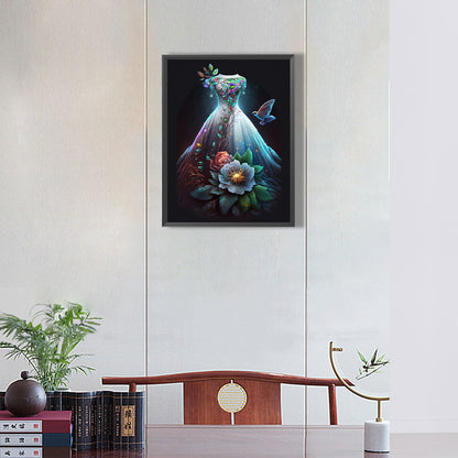 Dream Wedding Dress - Full Round Drill Diamond Painting 30*40CM