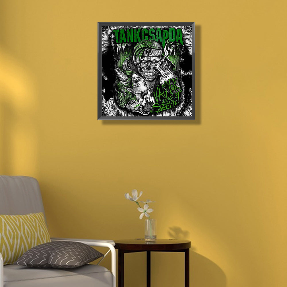 Tank Trap-O650*50cm(canvas) full-round drill diamond painting