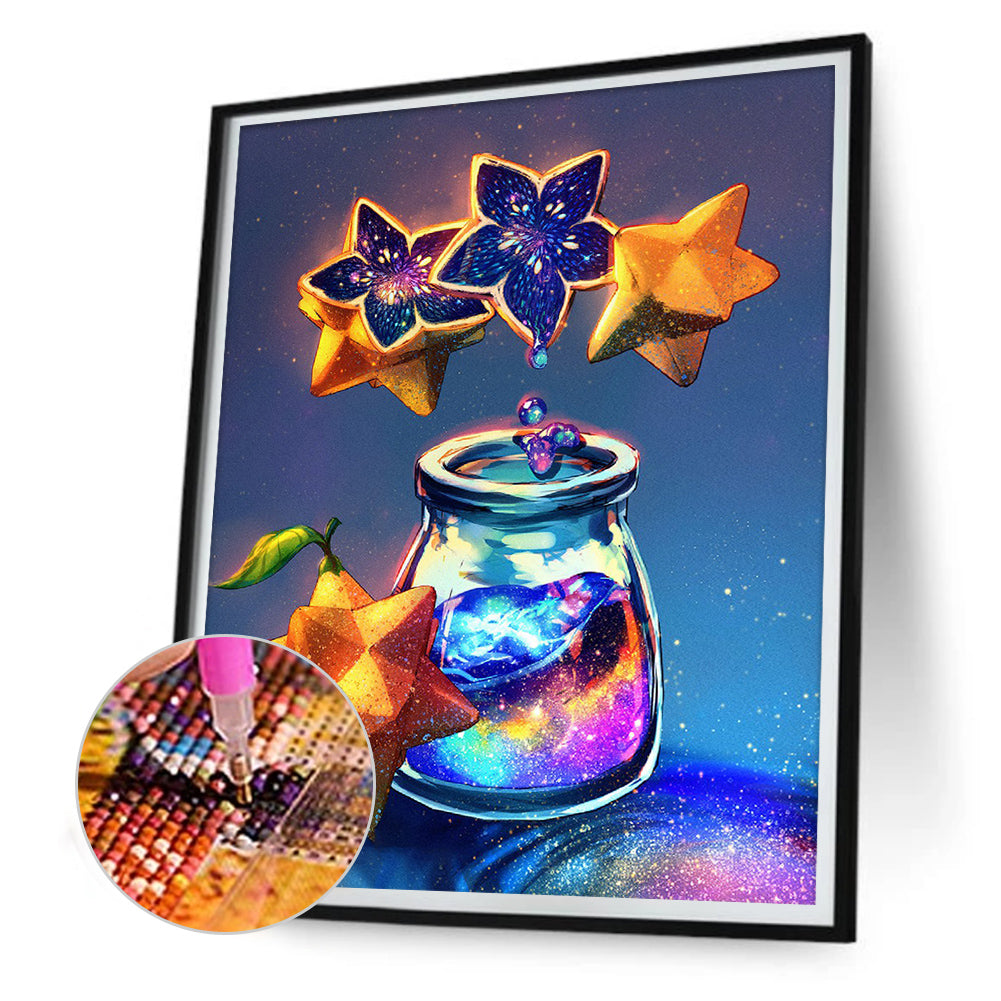 Star Cup - Full Round Drill Diamond Painting 30*40CM