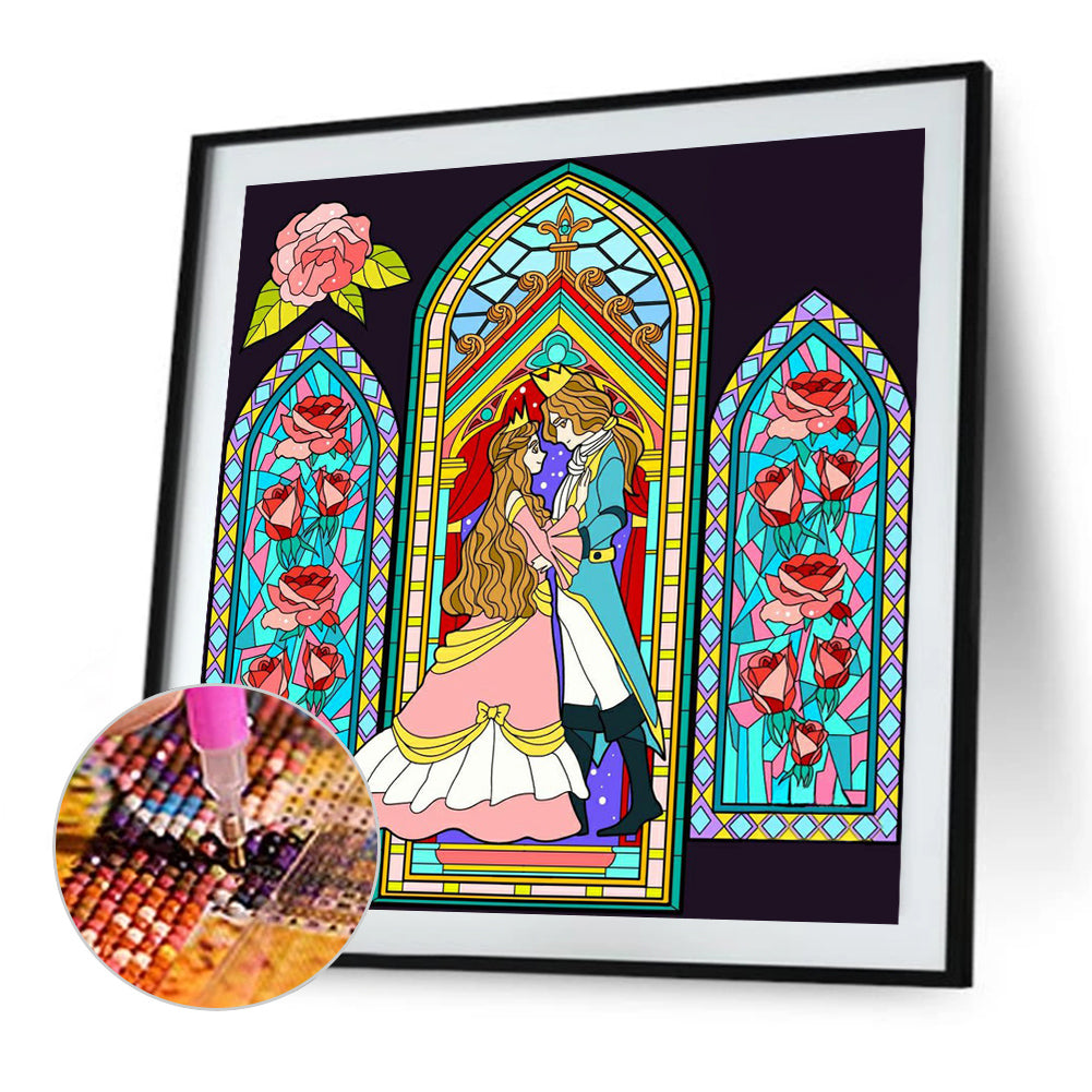 Beauty And The Beast - Full Round Drill Diamond Painting 50*50CM