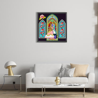 Beauty And The Beast - Full Round Drill Diamond Painting 50*50CM