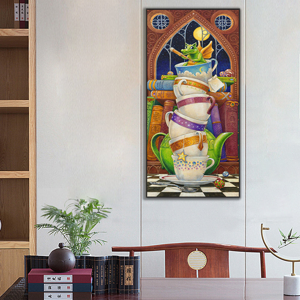 Reading Time - Full Round Drill Diamond Painting 40*80CM