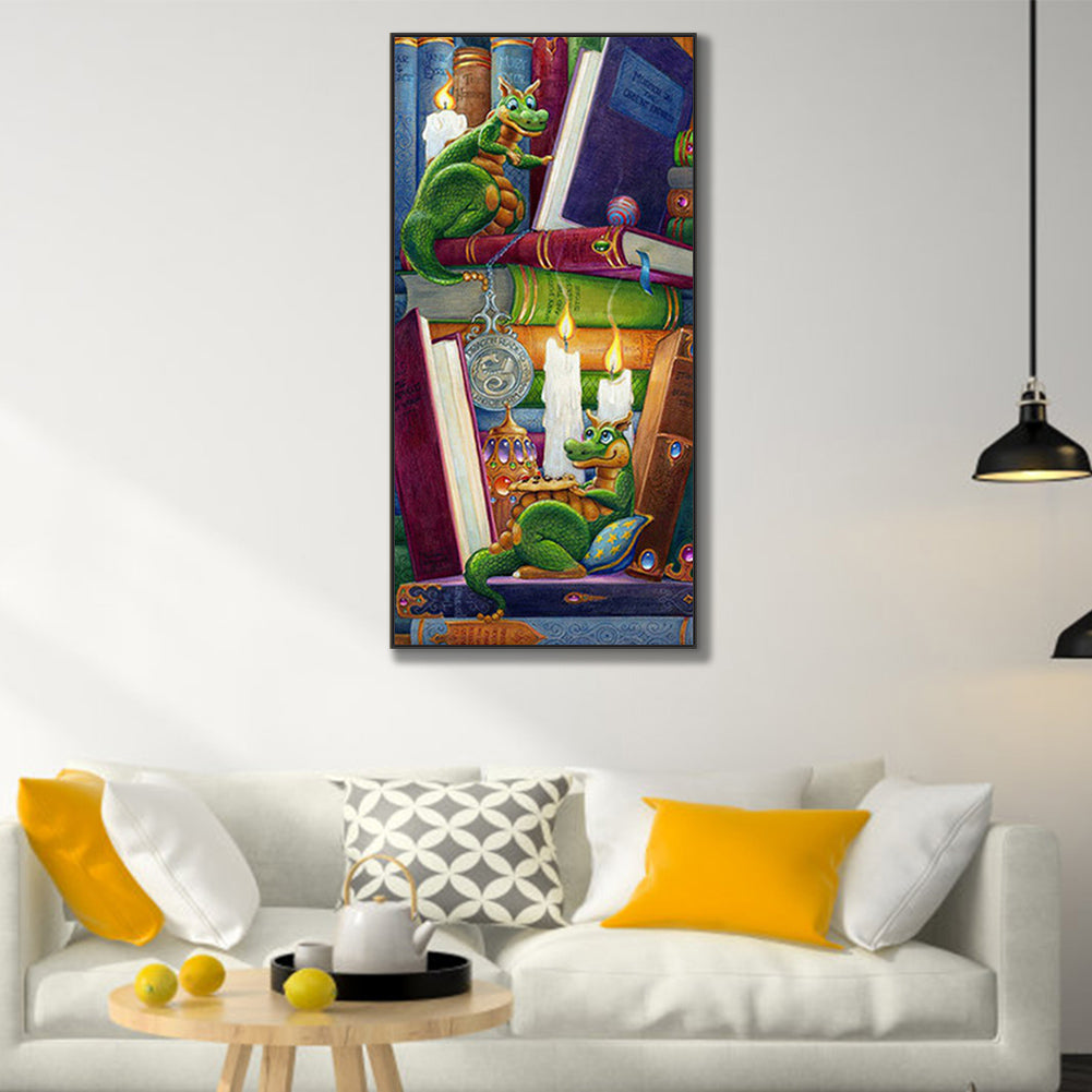 Reading Time - Full Round Drill Diamond Painting 40*80CM