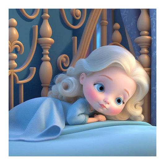 Princess Aisha Cartoon Version - Full Round Drill Diamond Painting 30*30CM